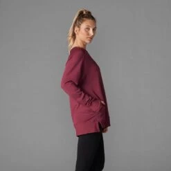 Fitness-Mad Womens/Ladies Cozy Sweatshirt (Garnet) -Motion Style k060581d2f94c1c0851a55066f526887e