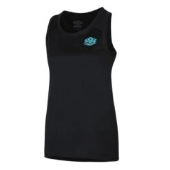 UMBRO Womens/Ladies PTF Racerback Tank Top (Black)