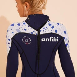 WOMEN'S SEA WALKING LONG-SLEEVED NEOPRENE SHORT WETSUIT 3/2 MM -Motion Style k13af11b923dd2b4bf28f5937d13d098e