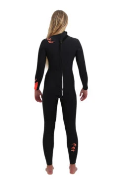Ladies Zepha2 4/3gbs Steamer Back Zip Blk/peach -Motion Style k1a307029a0ab777f7ad6c39a765ce742