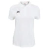 Canterbury Womens/Ladies Waimak Short Sleeve Pique Polo Shirt (White) -Motion Style k243116d30ca91041cba121bc68aaf846
