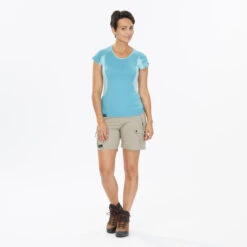 Women's Mountain Trek Shorts MT500 -Motion Style k30fd15ead608353c5f78e987d9786dc2