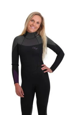 Ladies Tech 4/3gbs Steamer Back Zip Blk/mulberry -Motion Style k381c0ffd95ddb4e9fb209fd547ebb751