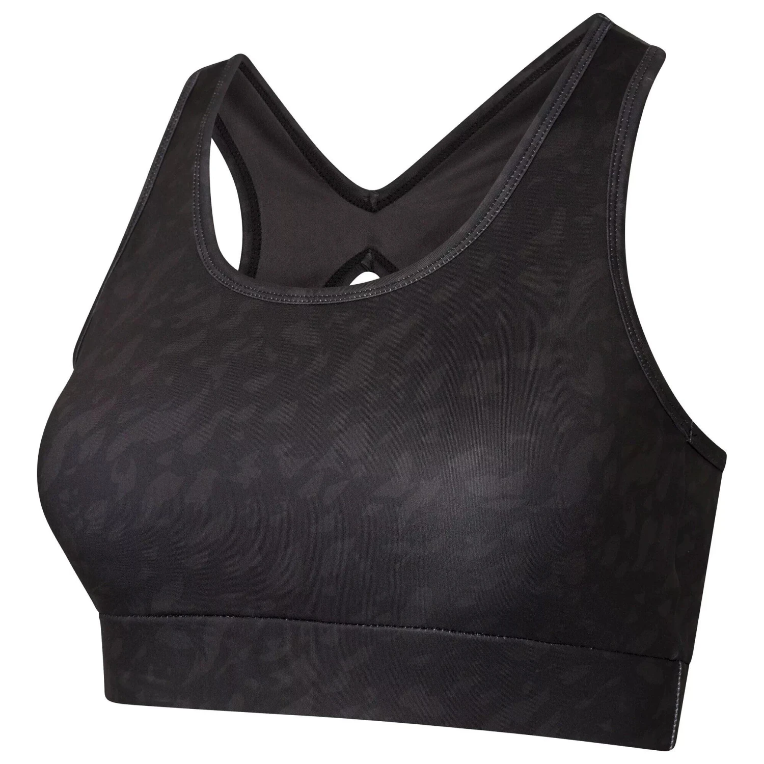 Dare 2b Womens/Ladies Swift Logo Sports Bra (Black) 4 Dare 2b Womens/Ladies Swift Logo Sports Bra (Black) - Image 3