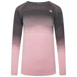 Dare 2b Womens/Ladies In The Zone Base Layer Set (Powder Pink/Grey)