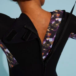 Women's Neoprene Wetsuit Sea Walking 4/3 Black Print -Motion Style k576ad1dc31e2b7c6365ea8135ce36340