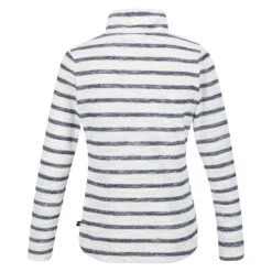 Regatta Womens/Ladies Hensley Stripe Fleece (Navy/White) -Motion Style k5f5c461743402b9fe4b21593ae8ed7c0