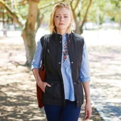 Regatta Womens/Ladies Tarah Sleeveless Bodywarmer/Gilet (Black) -Motion Style k60506644f5ce4468caf1a2b40f0aac7e