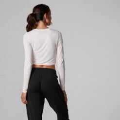 Fitness-Mad Womens/Ladies Arabesque LongSleeved TShirt (Black) -Motion Style k63c4a939fcc7d261df02536f8b545228