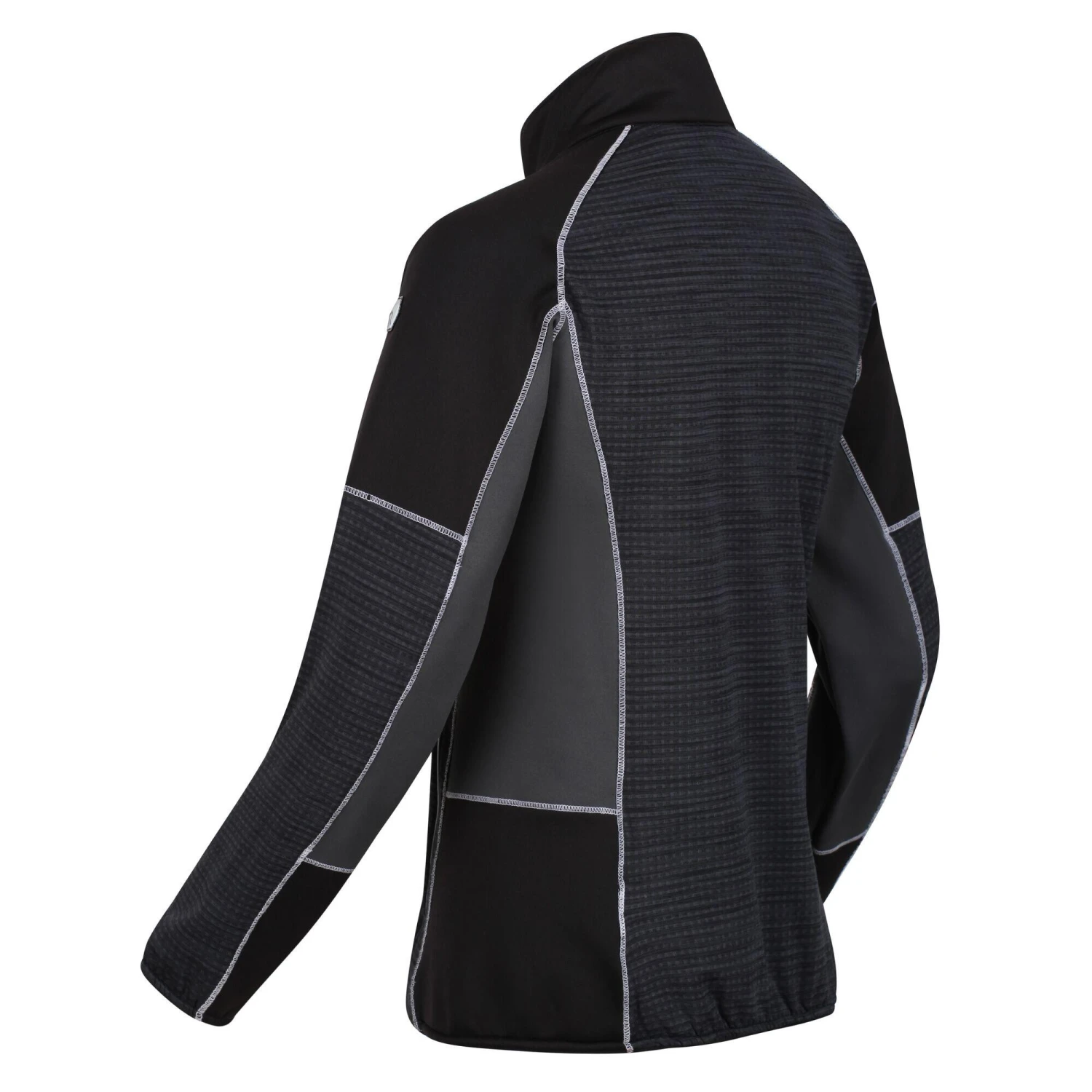 Regatta Womens/Ladies Yare V Fleece (Black/Seal Grey) 5 Regatta Womens/Ladies Yare V Fleece (Black/Seal Grey) - Image 3