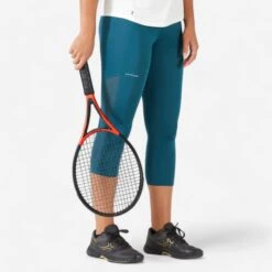 Artengo Women's Tennis Quick-Dry Cropped Leggings Dry Hip Ball -Motion Style k80ef2f5806987c5968f5773c95f77522