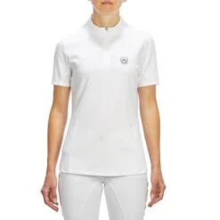 Refurbished Women's Short-Sleeved Polo Shirt - White -UK 10 / FR 40 -Motion Style k8fc859a22bb910a77f71ab2ba183fc94