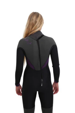 Ladies Tech 4/3gbs Steamer Back Zip Blk/mulberry -Motion Style k960258293b44bf07774c1d7a676d4f33