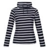 Regatta Womens/Ladies Hensley Stripe Fleece (Navy/White) -Motion Style k9777a7261e83e44633bccafe08a44c60