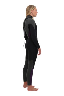 Ladies Tech 4/3gbs Steamer Back Zip Blk/mulberry -Motion Style k9ade9d4e4475524c91c742e6416af0e7