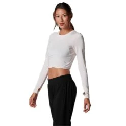Fitness-Mad Womens/Ladies Arabesque LongSleeved TShirt (Black) -Motion Style k9d1298adf0ba79ca381a818f1c683240