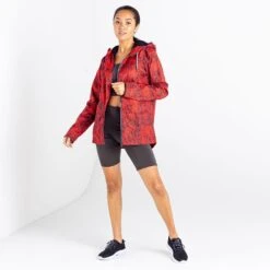 Dare 2b Womens/Ladies Deviation II Abstract Padded Jacket (Red Print) -Motion Style k9edf7ab02f96be6e87f7a23d76d7b2ca