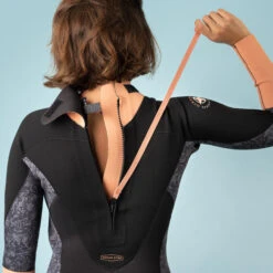 WOMEN’S NEOPRENE SEA WALKING WETSUIT 3/2 BLACK CORAL -Motion Style k9f3d86e8f59eef499b6a2572983faaee