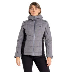 Dare 2b Womens/Ladies Expertise Marl Padded Ski Jacket (Charcoal Grey) -Motion Style ka633e93ff5dad04751bb4be6bc66acf5