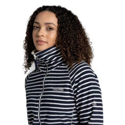 Craghoppers Womens/Ladies Ella Striped Fleece Jacket (Blue Navy) -Motion Style ka7cffb562bef01815c91d10efe58c51f