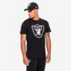 NEW ERA Men's/Women's Short-Sleeved Baseball T-Shirt - Las Vegas Raiders/Black -Motion Style ka8d651fc6354336080fcc6904ae6f8a5