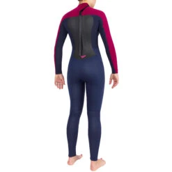 Women's Surfing Wetsuit Roxy Prologue 4/3 Mm - Dark Blue/Burgundy -Motion Style kaed1f2be8dcf81d7239887cf6fb14c41
