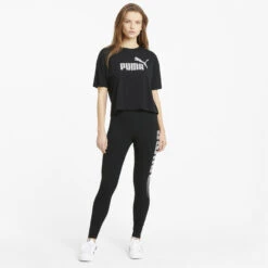 PUMA Womens Essentials Logo Cropped Tee T-Shirt -Motion Style kb00364a4fa35ca847f36d2584ec0489a