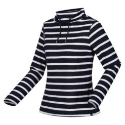 Regatta Womens/Ladies Hensley Stripe Fleece (Navy/White) -Motion Style kb374b05079538c8a5a017a6b2a291dd7