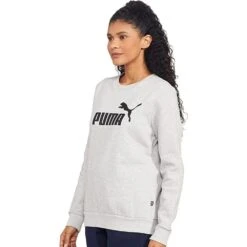 Womens/Ladies ESS Logo Sweatshirt (Puma Black) -Motion Style kc7bd36d3b6c51d34cc87a685119f3f7e