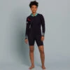 Women's Sea Walking Long-sleeved Neoprene Short Wetsuit 2/2 Mm - Dark Blue -Motion Style kc7f3618a298a76f8b21c0ab5c802f0ba