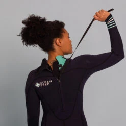 Women's Sea Walking Long-sleeved Neoprene Short Wetsuit 2/2 Mm - Dark Blue -Motion Style kd26204d5aed5a5d3d9d4f1168effd87d