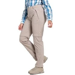 Craghoppers Womens/Ladies Nosilife Pro II Convertible Trousers (Mushroom) -Motion Style kdd37cb72c883fef59ea0c3b225a23d8f