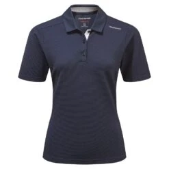 Craghoppers Womens/Ladies NosiLife ShortSleeved Polo Shirt (Blue Navy)