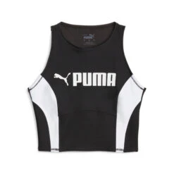PUMA Womens PUMA FIT Eversculpt Training Tank Top - Black -Motion Style kea3d5b8a3b3d3c11af2de4cc9125db7d