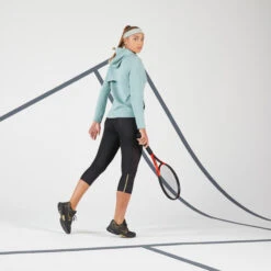 Artengo Women's Tennis Quick-Dry Cropped Leggings Dry Hip Ball -Motion Style keb68b365f026697cd4b9b9162676f770