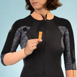 WOMEN’S NEOPRENE SEA WALKING WETSUIT 3/2 BLACK CORAL -Motion Style kf426371c8a70bb9950116269530996f9