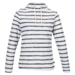 Regatta Womens/Ladies Hensley Stripe Fleece (Navy/White) -Motion Style kf619bb2126c1b7dc19e1f2b20d7fcfcb